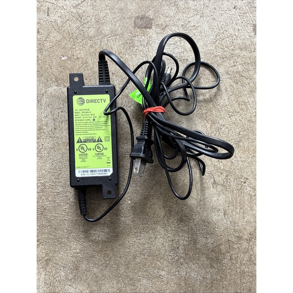 OEM DirecTV EPS10R3-15 12V 1.5A 18W AC Adapter Satellite Receiver Power Supply